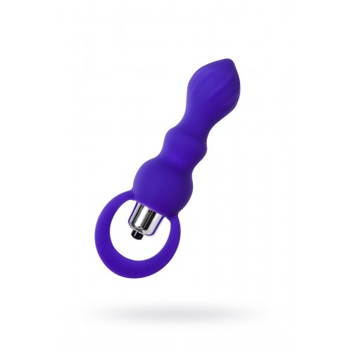 CicimshopToDo by Toyfa Curvy Anal Plug, silikon, mor, 14 cm, Ø 3,2 cm