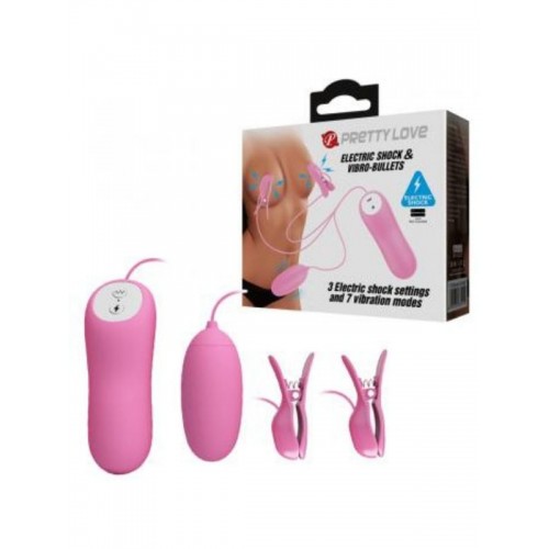 Cicimshop 7 titreşim 3 Elektrik Çarpma Etkili Meme Kelepçeleri ve Vibratör Cicimshop 7 titreşim 3 Elektrik Çarpma Etkili Meme Kelepçeleri ve Vibratör
