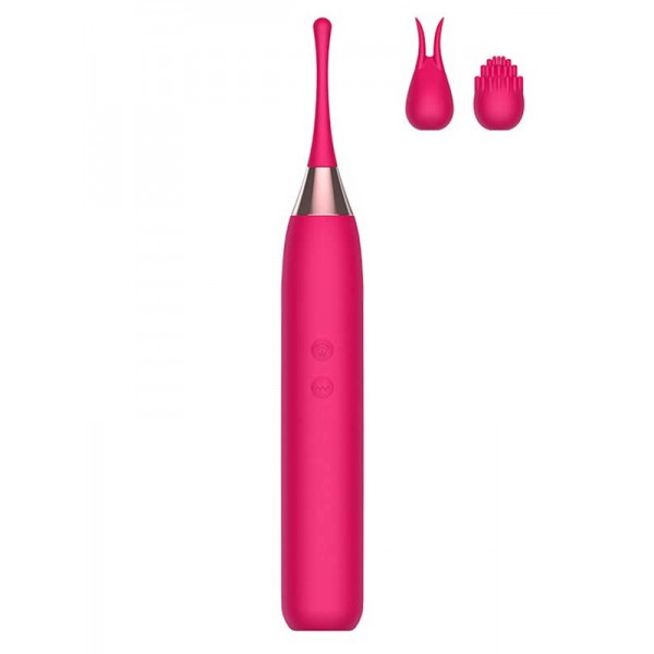 Cicimshop Değiştirilebilir Üç Başlıklı İnce Vibratör Cicimshop Değiştirilebilir Üç Başlıklı İnce Vibratör