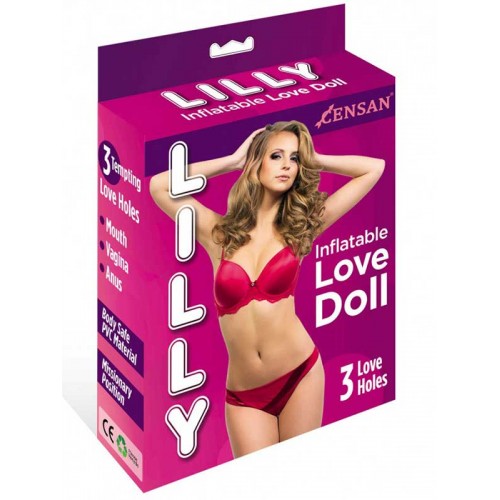 Cicimshop Lilly Love Doll 3 İşlevli Şişme Bebek Cicimshop Lilly Love Doll 3 İşlevli Şişme Bebek