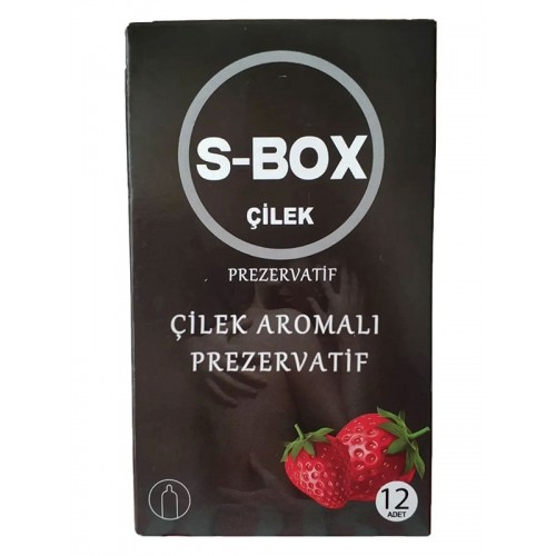 Cicimshop S-Box Çilek Aromalı Prezervatif 12'li Cicimshop S-Box Çilek Aromalı Prezervatif 12'li