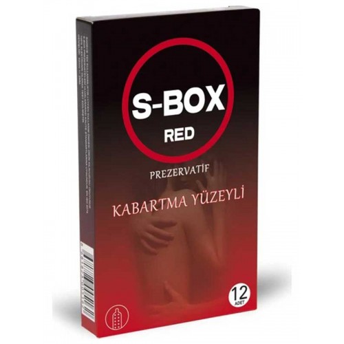 Cicimshop S-Box Kabartma Yüzeyli Prezervatif 12'li Cicimshop S-Box Kabartma Yüzeyli Prezervatif 12'li